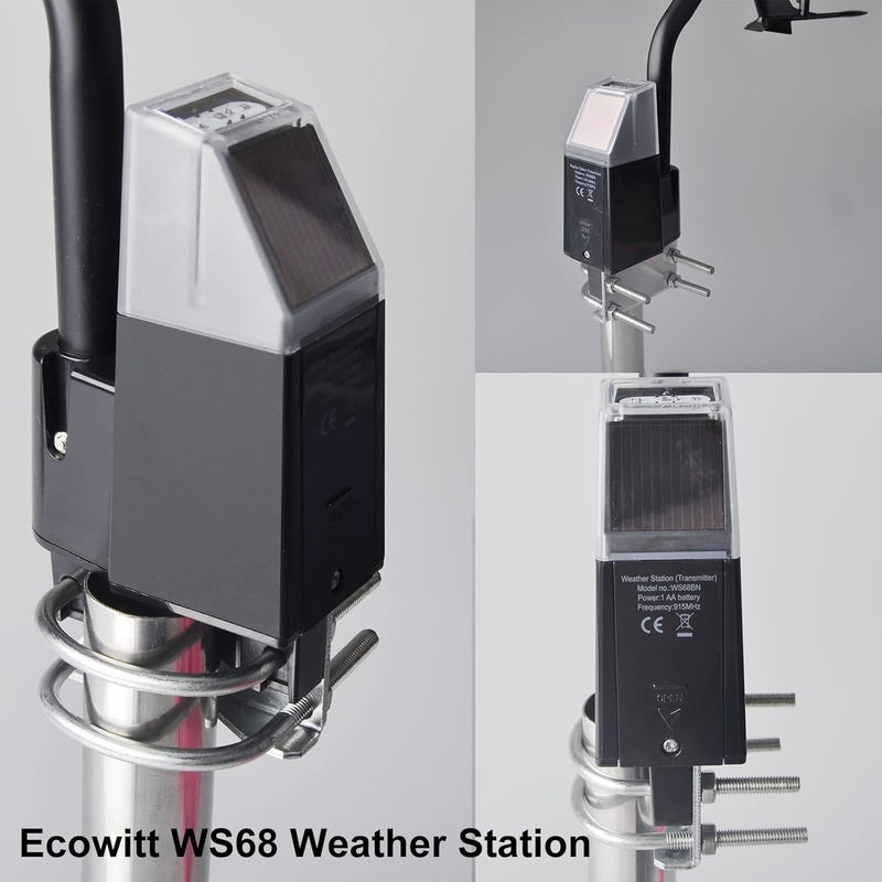 ECOWITT WS68 Wireless Anemometer Sensor, Solar Powered Wind Speed and Direction Sensor - Accessory Only, Can Not Be Used Alone - Image 4